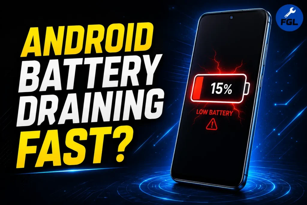 ANDROID BATTERY DRAINING FAST FIX