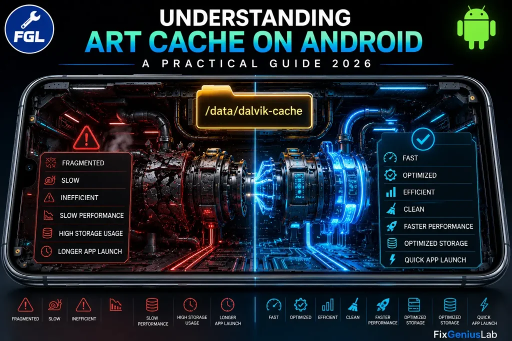 ART cache Android guide slow vs fast performance
