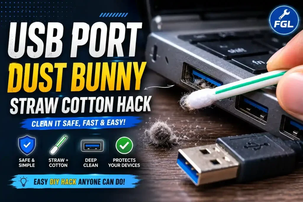 USB Port Dust Remove