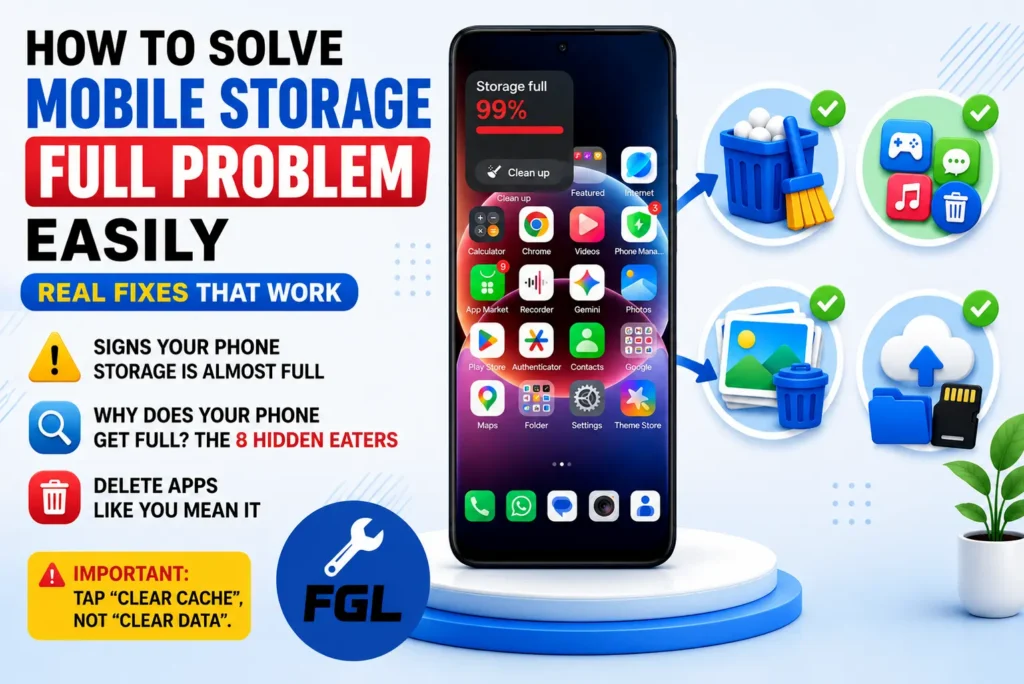 Solve Mobile Storage Fill