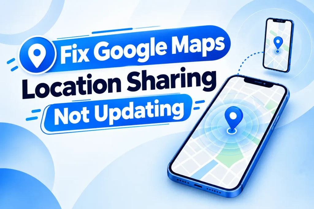 How to Fix Google Maps Location Sharing Not Updating or Working 1 Google Maps location sharing not updating between two phones.